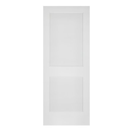 TRIMLITE 34" x 80" Primed 2-Panel Interior Flat Panel Door with Ovolo Bead 2168pri8082